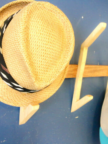 DIY Wooden Hat Rack - Charleston Crafted