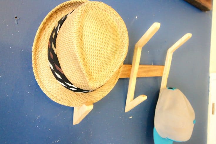 DIY Wooden Hat Rack