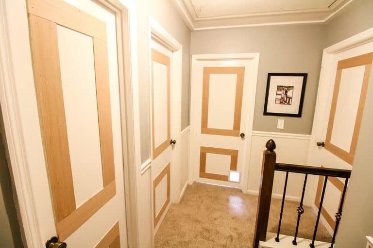 Updating Interior Doors With Molding