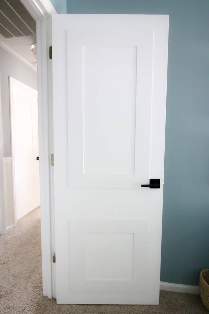 Updating Interior Doors with Molding