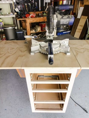 Mobile Miter Saw Station - Charleston Crafted