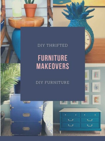 thrifted furniture makeovers