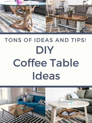 DIY coffee table ideas