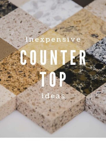 inexpensive countertop ideas