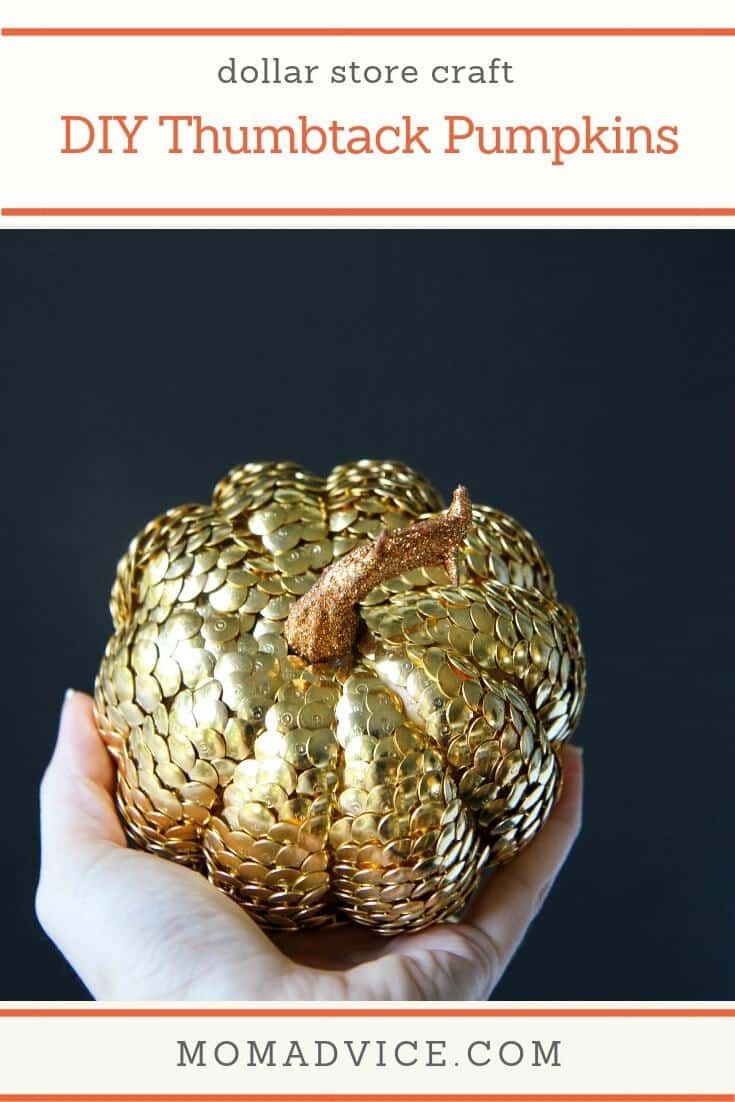 17 No Carve Pumpkin Decorating Ideas For 2024   Diy Thumbtack Pumpkins 