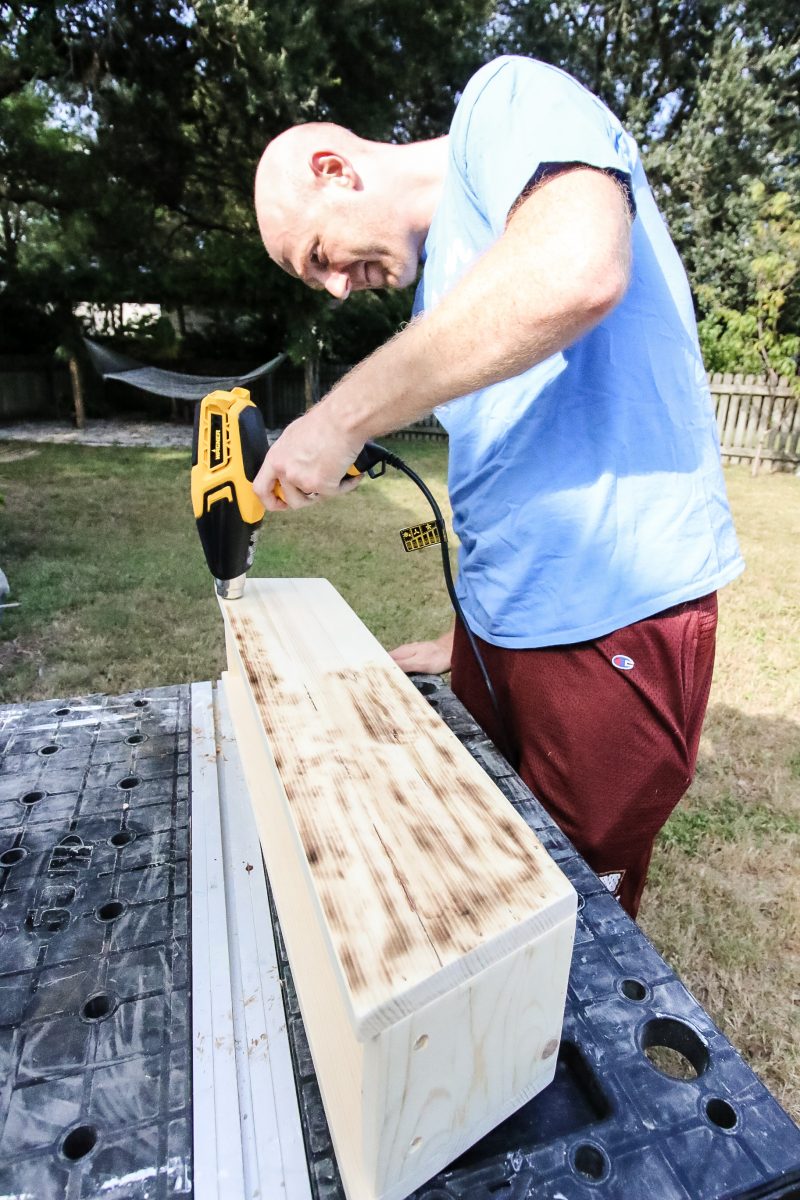 How to Build an Easy DIY Wooden Trough Centerpiece