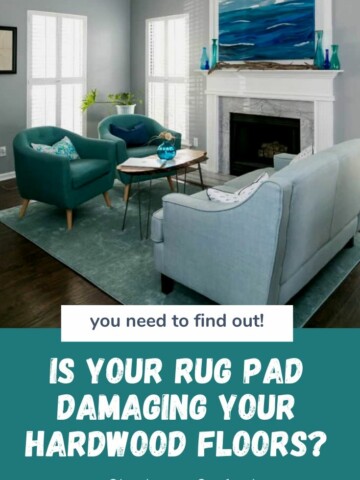 can rug pads damage hardwood floors?