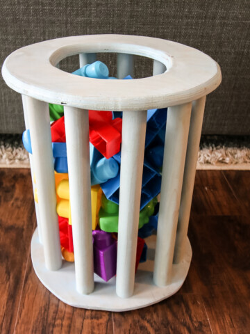 Wooden Mega Bloks Holder - Charleston Crafted