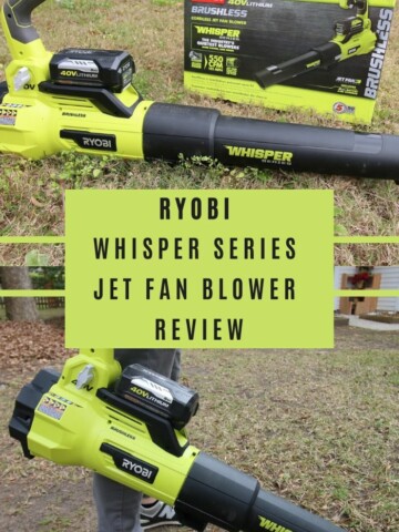 RYOBI Whisper Series Jet Fan Blower Review