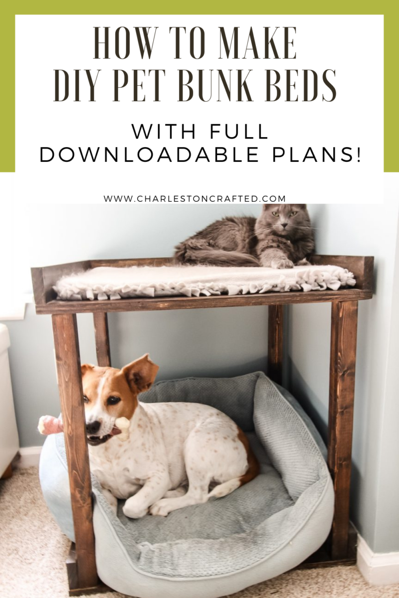 DIY Pet Bunk Bed - PDF Woodworking Plans