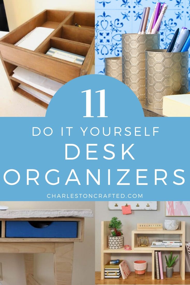 How to BUILD a DESK SHELF ORGANISER for your Desk Setup 