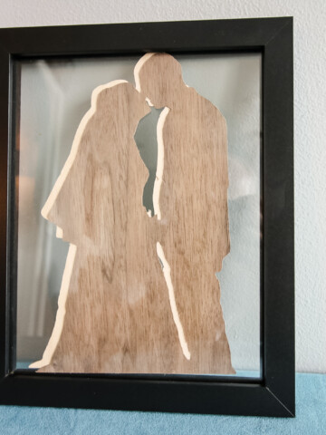 How to cut wooden silhouette art with a Cricut