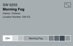 morning fog sherwin williams exterior