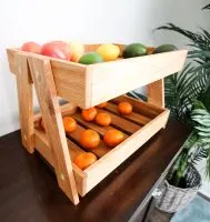 DIY two tiered serving tray plans