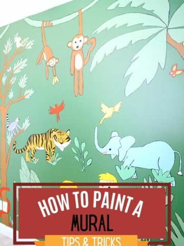 how to paint a mural