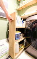 How to build a slim DIY rolling laundry cart