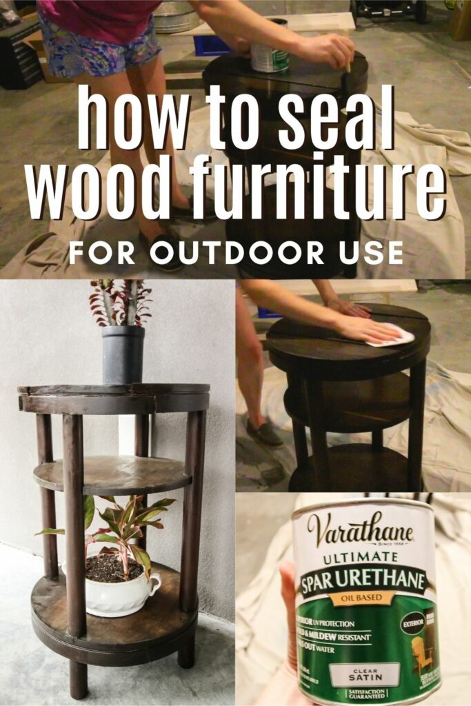 wiping wooden furniture clean after sanding