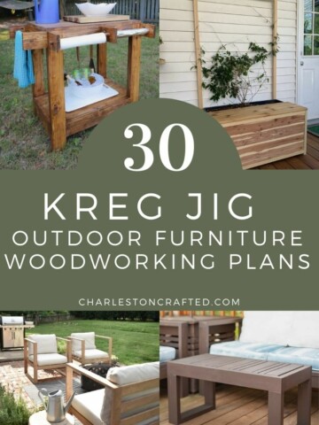 30 kreg jig outdoor furniture project ideas