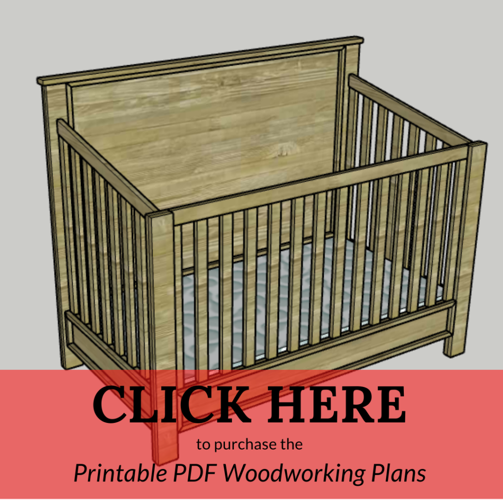 DIY Traditional Style Crib PDF Plans