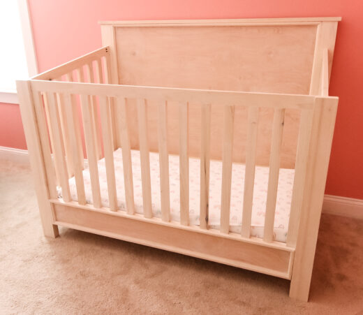 DIY traditional style crib - PDF plans