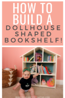 How to build a DIY dollhouse bookshelf