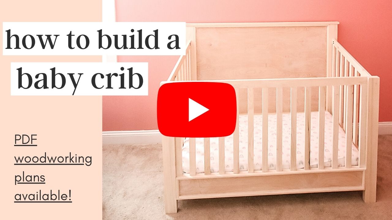 Diy Traditional Style Crib - Pdf Plans