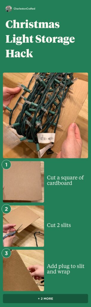 DIY Christmas light storage ideas: Easy ways to prevent tangles!