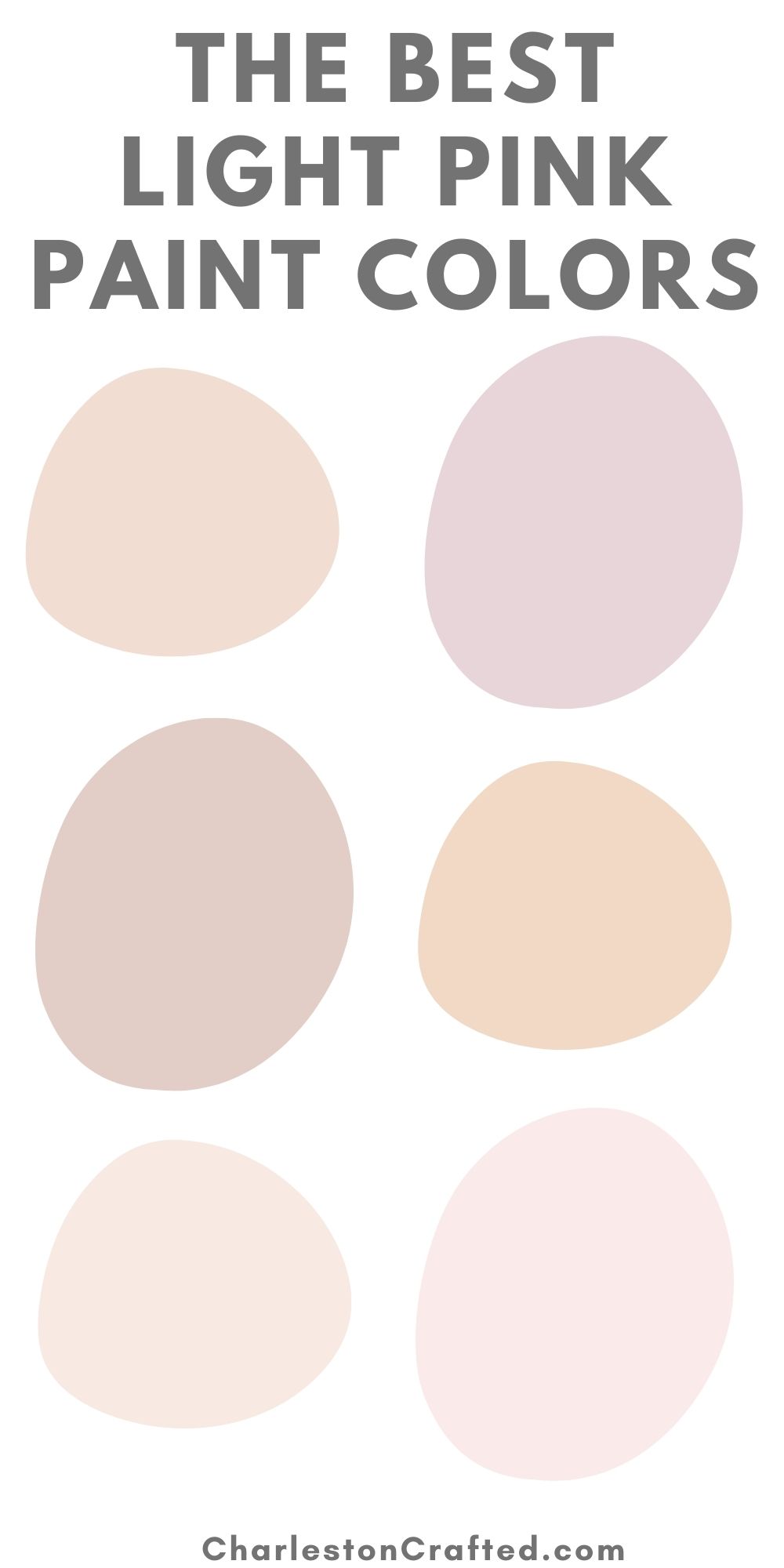 Different shades of pink paint colors you'll love
