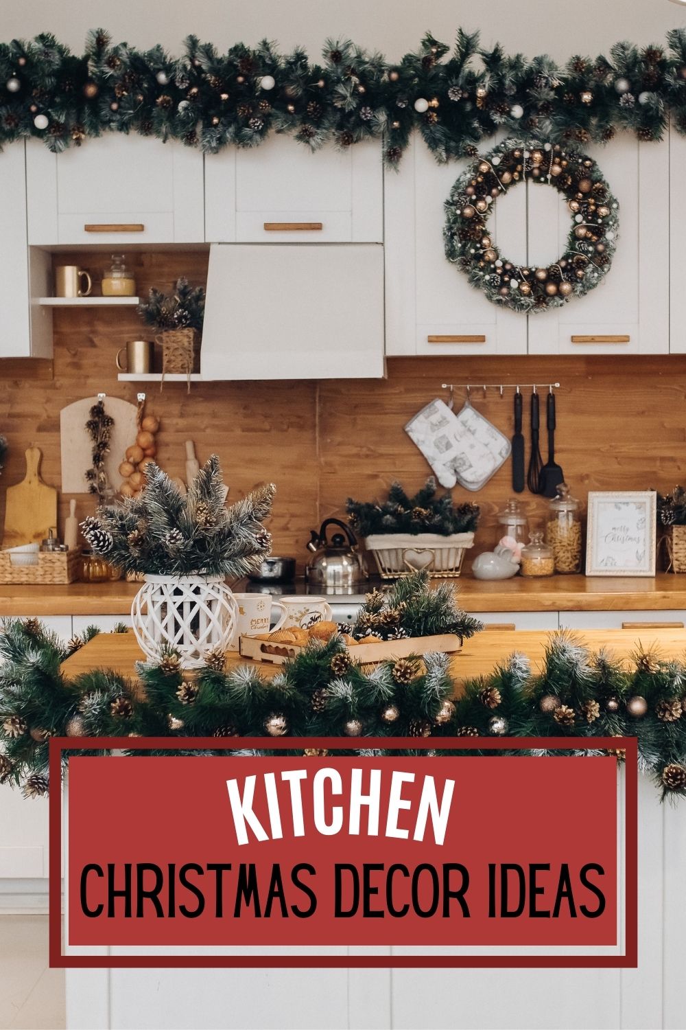 Stylish and modern christmas decorations kitchen for a festive holiday vibe