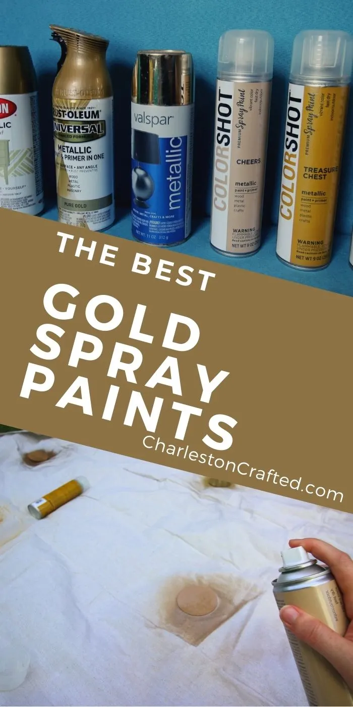 Christmas Deck Favorite Gold Spray Paint