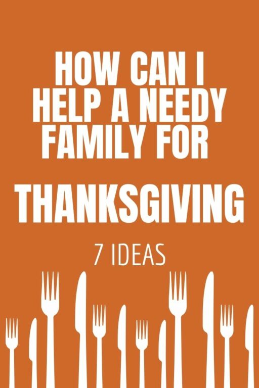 How can I help a needy family for Thanksgiving?