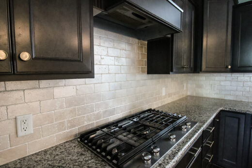 How to paint a stone backsplash