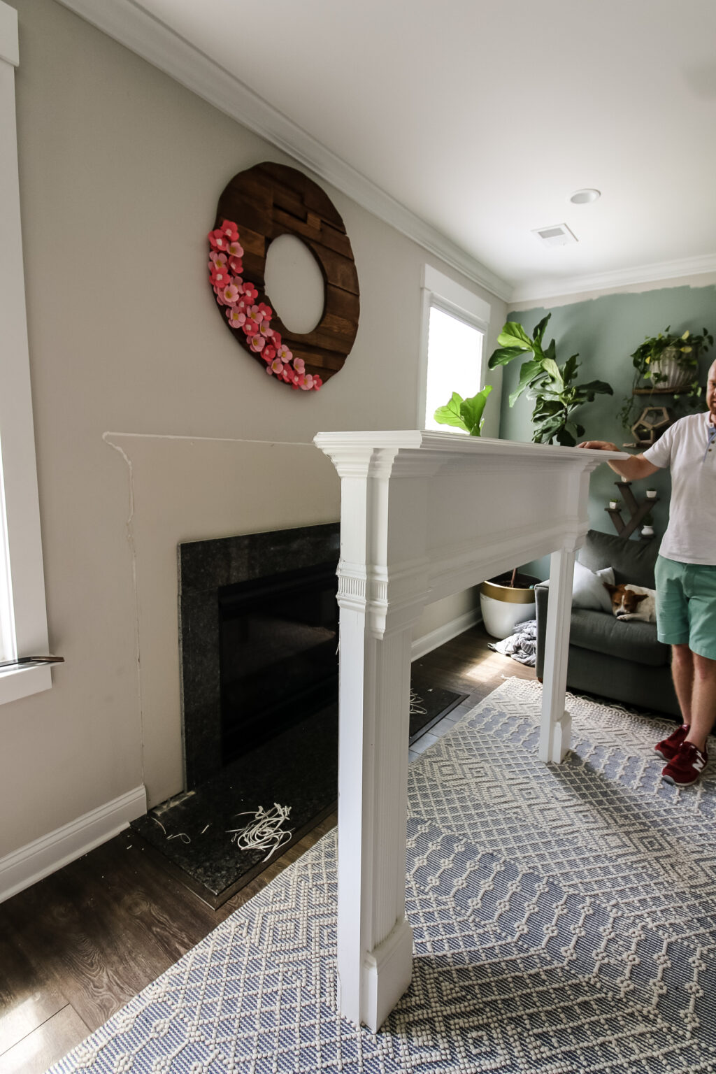 How to remove a builder grade fireplace surround and mantel