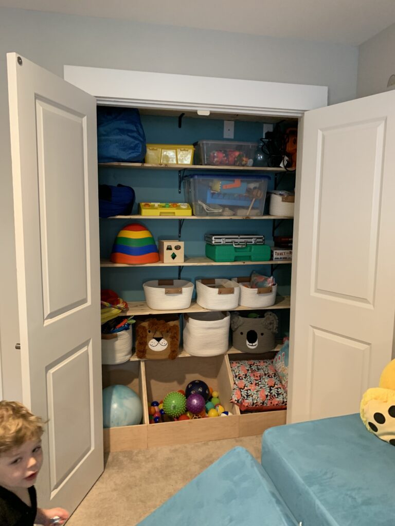 Toys Organizer Playroom Decor Children Clothes Organizer 