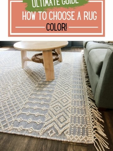 the ultimate guide - how to choose a rug color