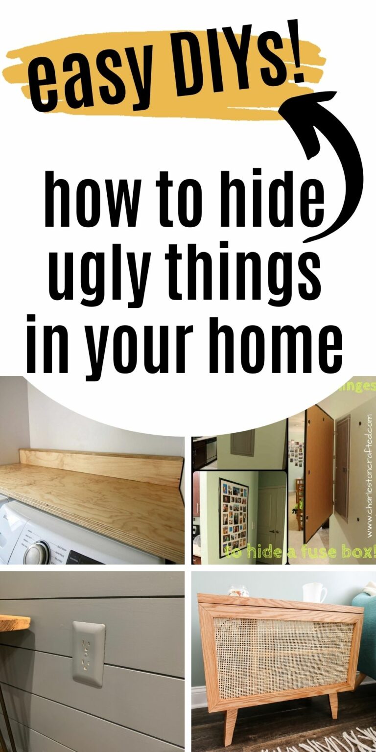 How to hide the ugly things in your home