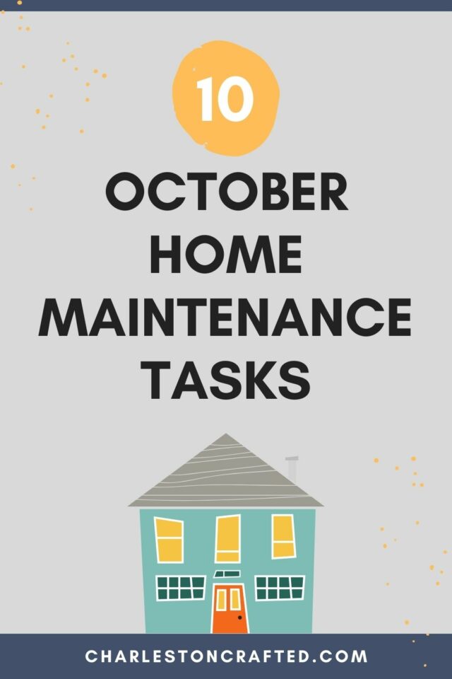 October Home Maintenance Checklist - FREE PRINTABLE!