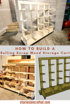 How to build a rolling scrap wood storage cart