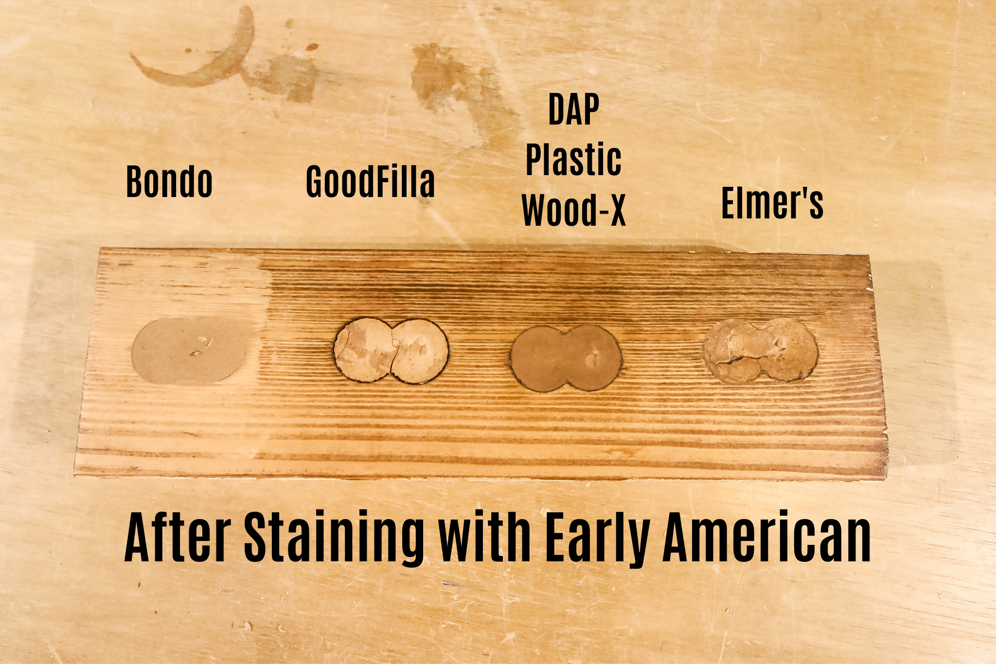 Forbidden peanut butter Ste Plastic. Wood ALL PURPOSE WOOD FILLER LOOKS &  ACTS LIKE REAL WOOD