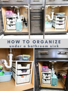 Organized Bathroom Drawers - Drawer Organizing Blog Hop 