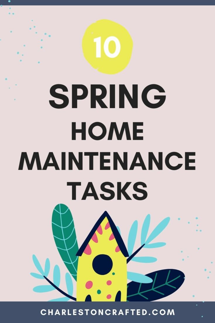 Spring Home Maintenance Checklist FREE Printable PDF   Spring Home Maintenance Tasks 735x1103 