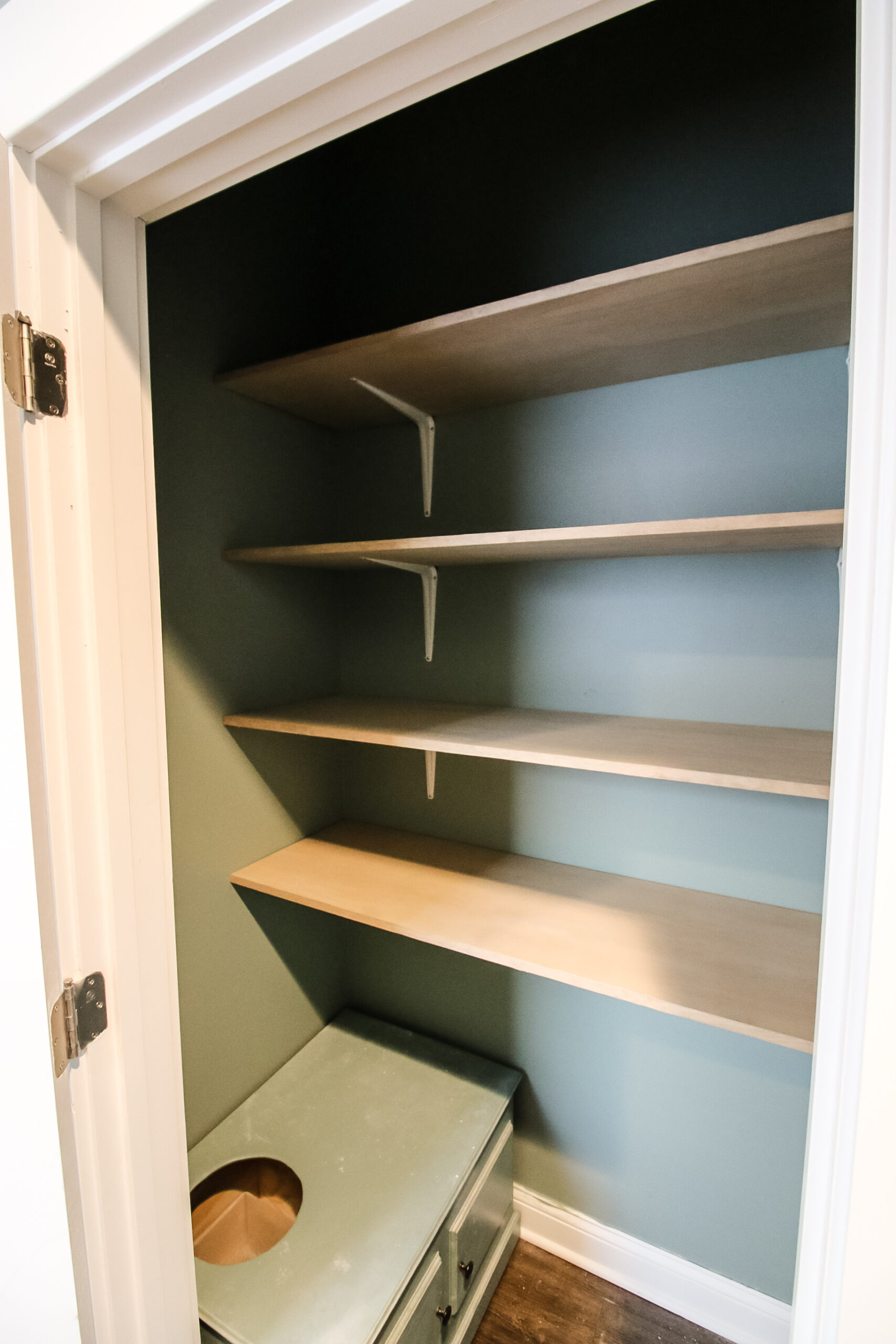 Install Simple Closet Shelves