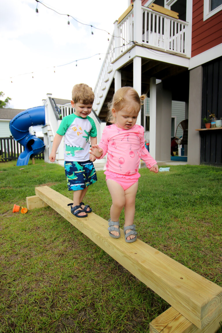 How To Build A DIY Balance Beam For Toddlers