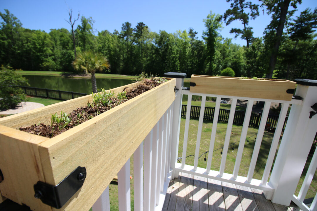 How to build DIY deck rail planters