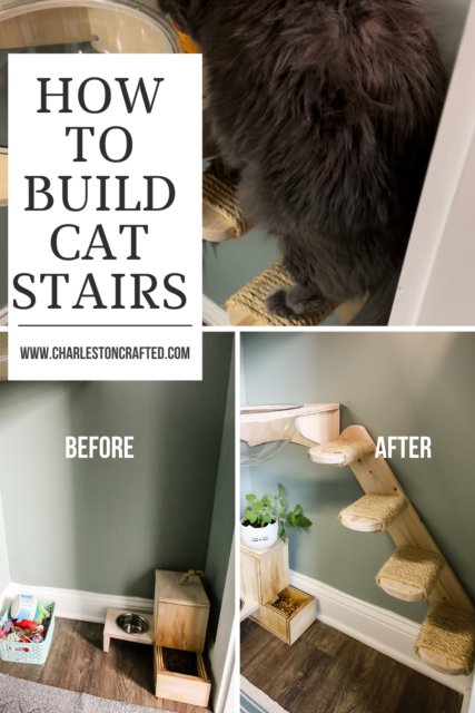 How to build DIY wall-mounted cat stairs