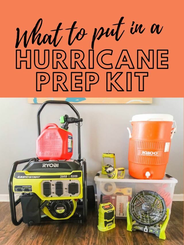 What to put in a hurricane prep kit