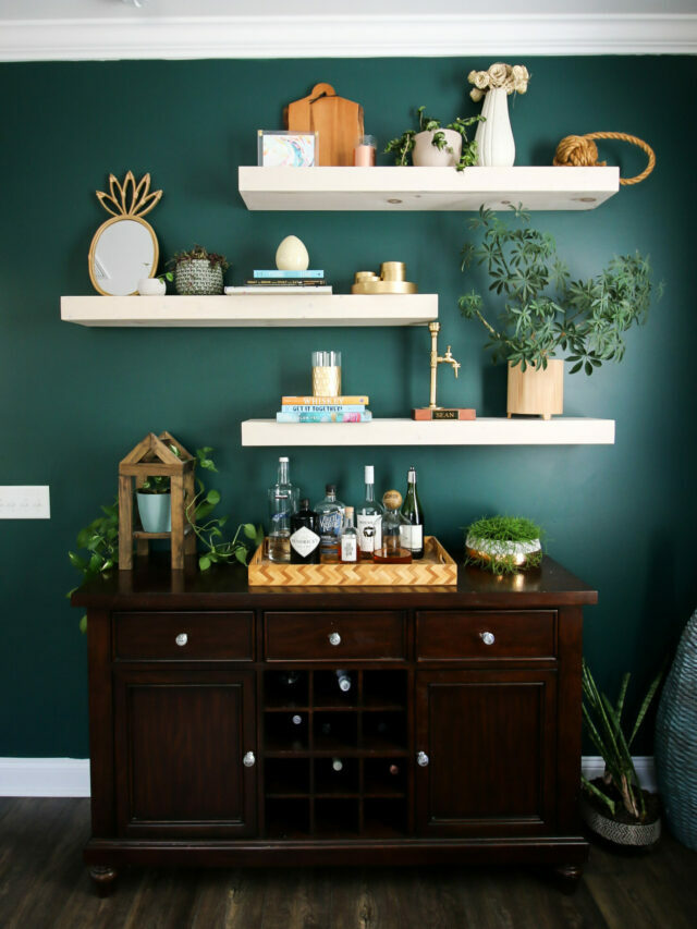 How to build & install floating shelves