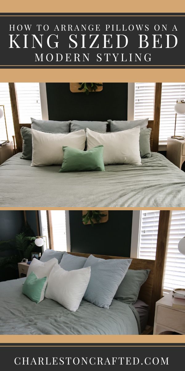 Three Easy Pillow Arrangements: Queen & King Beds