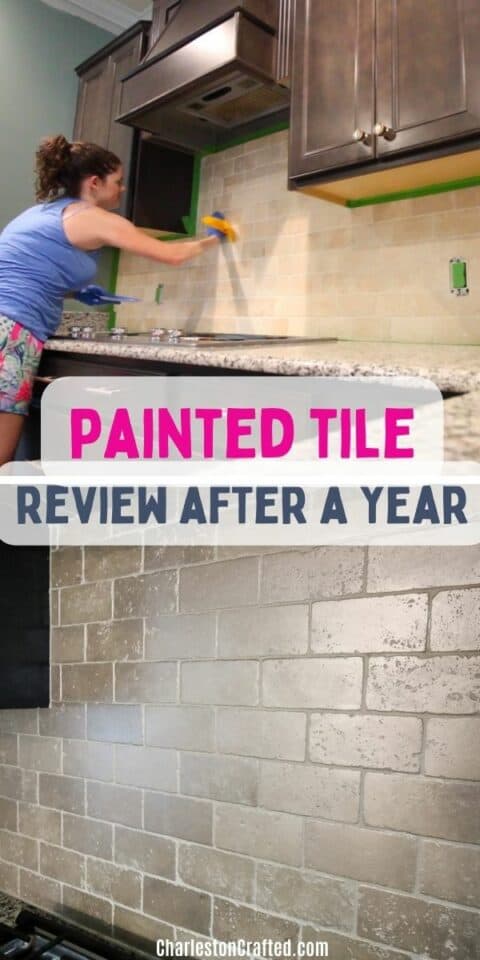 Does painted tile last? A painted tile review!