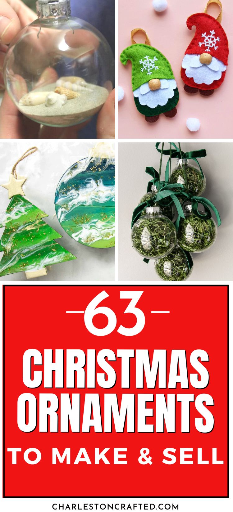 How to Paint Plastic Ornaments with a Floral Pattern 